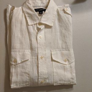 Banana Republic Short Sleeve Button Up Slim Fit